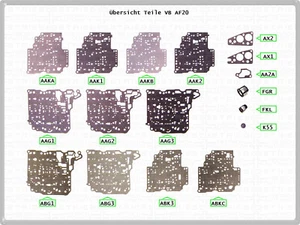 Teile v.VB AF20 analog wie; 90348907 ; 90542463 ; 90348904 ; 90348906 ; 90487851 - Picture 1 of 22