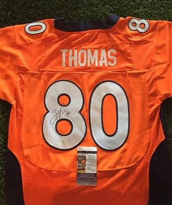 JULIUS THOMAS AUTOGRAPHED DENVER BRONCOS JERSEY JSA/COA J19296 - Image 1 of 4