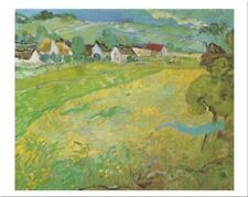 Sonnige Wiese Bel Auvers by Vincent Van Gogh 28x39 Art Print Poster