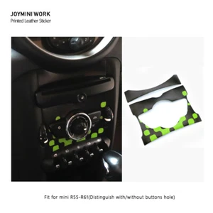 PU Cigarette Console Panel Lighter Cover Trim Sticker for MINI COOPER R55-R61 F - Picture 1 of 8