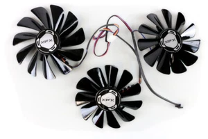 Juego completo de ventiladores GPU 85mm 95mm XFX 5700 XT triple disipación THICC III CF1010U1... - Imagen 1 de 5