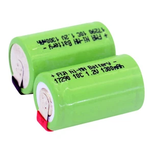 Afeitadora Eléctrica Maquinilla de Afeitar Cortapelos 2/3A 2.4V 1300mAh Ni-MH Batería Recargable - Imagen 1 de 11