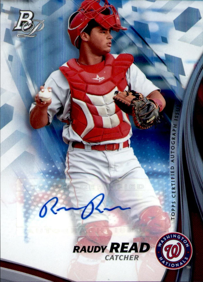 2017 Bowman Platinum Raudy Read Top Prospects Autograph #TPA-RR - Image 1 of 1