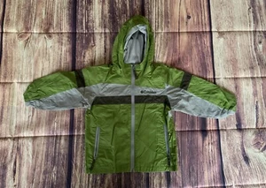 Columbia Sportswear Kid's Long Sleeve Full Zip Green & Gray Lined Jacket 4/5 - Picture 1 of 10