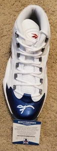 Allen Iverson Signed 76ers Reebok Question Basketball Shoe Beckett-W COA - Picture 1 of 7
