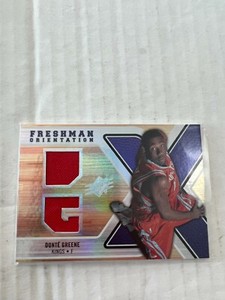 Donte Greene 2008-09 SPX Rookie Dual Jersey Card #FO-DG
