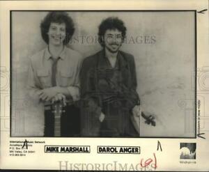 1985 Press Photo Windham Hill artyści nagraniowi Mike Marshall i Darol Anger