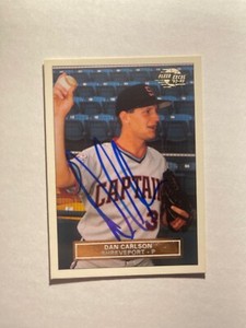San Francisco Giants DAN CARLSON Signed Card