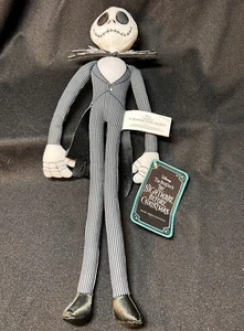 Disney Nightmare Before Christmas Jack Skellington peluche 15" nuovo con etichette - Foto 1 di 14