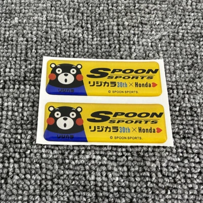 2X Calcomanías JDM Cuchara Sports Panda 30th para Honda Civic Integra S2000 Jazz Foto 1 de 4