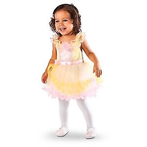 Disney Store Princess Belle Bell Costume Infant Birthday Dress Tulle 18 2T Baby