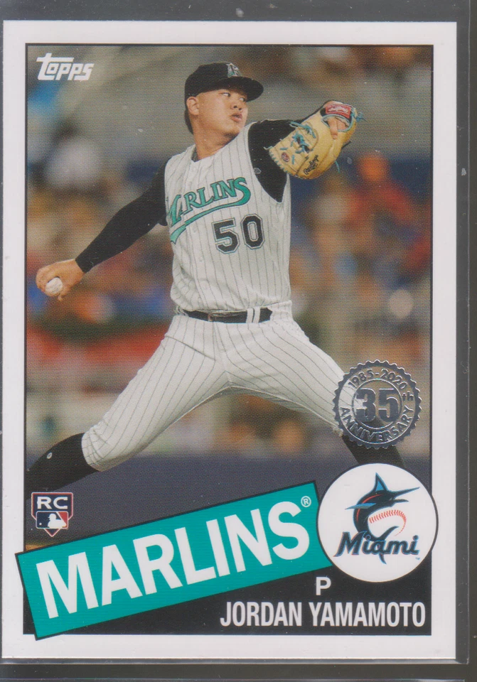 2020 Topps 1985 #85-58: Jordan Yamamoto - Image 1 of 1