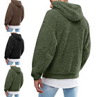 Winter Hooded Casual Simple Pullover Hoodie Sweatshirt Plush