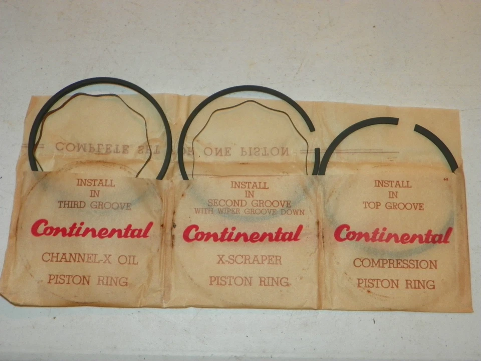 Anillos Edsel/Ford/Lincoln/Mercury 1956-1958 332.352.368 STD para (1) pistón Foto 1 de 1