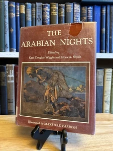 THE ARABIAN NIGHTS Tales Illustrated Maxfield Parrish Wiggins Smith HCDJ 1937 - Picture 1 of 16