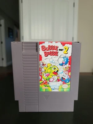 Bubble Bobble Part 2 Nintendo NES Video Game Pak Cartridge - Image 1 of 3