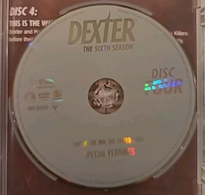 Dexter: Season 6 **DISK 4 ONLY** **DVD DISC ONLY** NO CASE OR ARTWORK - Imagen 1 de 1