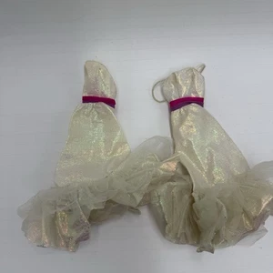 Vestido Barbie Vintage 1983 Cristal Solo Brillante Iridiscente 4598 Plus Extra - Imagen 1 de 6