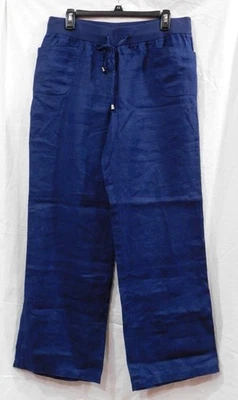 GW - Pantalones Ms. Pull-On Calibre Pierna Ancha de Style & Co. - Azul Marino - Talla 10 Foto 1 de 2