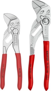 KNIPEX Tools - 2 Piece Mini Pliers Wrench Set (9K0080121US) Red - Picture 1 of 12