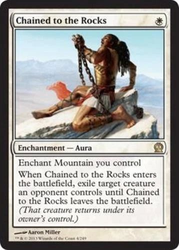 Chained to the Rocks - Theros #4 MTG Magic The Gathering - Image 1 of 1
