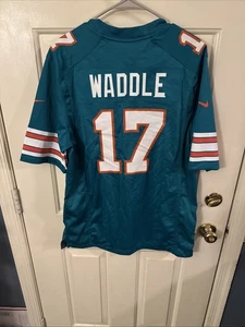 Camiseta deportiva mediana Jaylen Waddle Nike frontal en blanco nueva sin etiquetas defectuosa - Imagen 1 de 18