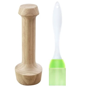 Tart Tamper Set, Wooden Molds Egg Tarts Tamper Pastry Tools for Mini Muffin T... - Picture 1 of 8