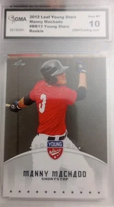 Manny Machado Rookie GMA Gem Mint 2012 Leaf Young Stars #BB13  - Picture 1 of 1