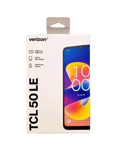 Telefono prepagato Verizon TCL 50 LE 50LE 6,6" HD+/64GB/4GB RAM/13MP/4Ah grigio π - Foto 1 di 6
