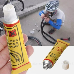 20ML Tire Patch Bicycle Repair Tyre Tube Puncture Rubber Cement Cold Glue Tool - Picture 1 of 17