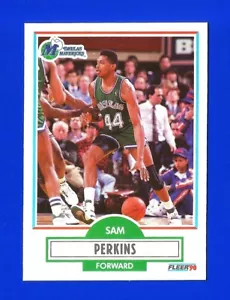 1990-91 Fleer BASKETBALL #43 SAM PERKINS NRMINT+ DALLAS MAVERICKS (SB1) - Picture 1 of 2