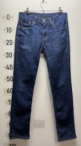 Levis 511 W30 L32 Slim Stretch Mens Blue Denim Jeans Lightweight