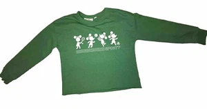 GAP Shirt Girls XL Green DISNEY Long Sleeve Mickey Mouse Kids Holiday Play Fun - Picture 1 of 5