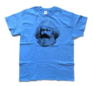KARL MARX screen printed cotton T shirt - Picture 1 of 10