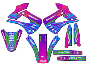 Kit de gráficos KX 85 TIGRE 2001-2013 Pink Senge compatible con Kawasaki - Imagen 1 de 10