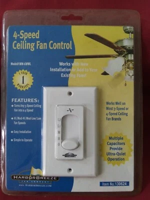 Control Ventilador de Techo Harbor Breeze Nuevo Modelo WM-6WWL4 Velocidad 130624 Foto 1 de 2