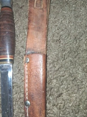 Cuchillo de caza Kabar 1226 EE. UU. Aleta pequeña pájaro y trucha hoja fija funda Ka-Bar Foto 1 de 3