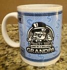 Monopoly Mug “One In A Million Grandpa” Used Small Chip On Bottom