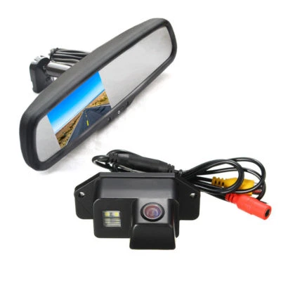 Reverse Backup Camera +Replacement Mirror Monitor Mitsubishi Lancer Evolution - Image 1 of 4