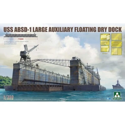 Takom #6006 1/350 USS ABSD-1 GRAN AUXILIAR muelle seco flotante Foto 1 de 3