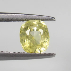 1.21 Ct Natural Top Luster Light YellowSapphire Cushion Cut,Sri Lanka-A349 - Picture 1 of 2