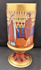 Antique porcelain vase, c1870, Egyptian or Greek theme