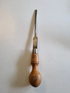 Vintage Turnscrew Screwdriver 16 Inch by W H Clay Carpenters Cabinet Makers SD1 - Foto 1 di 9