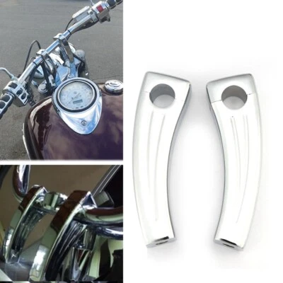 7" Motorcycle 1'' Handlebar Risers For Yamaha Road Star Silverado XV Midnight US - Imagem 1 de 4