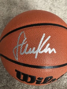 STEVE KERR GOLDEN STATE WARRIORS SIGNED BASKETBALL PSA DNA COA NBA Champ - Picture 1 of 4
