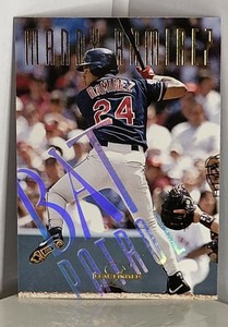 1995 MANNY RAMIREZ Leaf Limited Bat Patrol Card #7 Outfielder Cleveland Indians