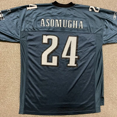Asomugha Philadelphia Eagles #24 Reebok NFL Equip. Jersey verde para hombre 2XL - 🏈 Foto 1 de 4