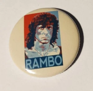 1x Rambo Button Fun Spaß Action - Picture 1 of 1