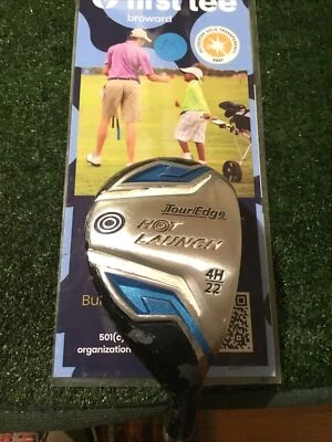 Tour Edge Hot Launch 22* 4 Hybrid Uniflex Graphite Shaft - Image 1 of 4