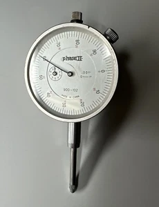 Phase II Dial Indicator Gage 900-102 0-1" .001" 0-100 - Picture 1 of 5